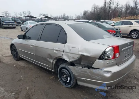 2005 Honda Civic Lx z USA, uszkodzony, nr VIN JHMES16535S002389